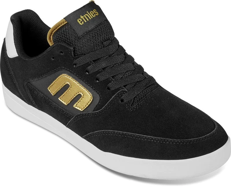 Etnies Veer X Aurelien Giraud Skate Shoes - Black/Gold/White 2 Etnies Veer X Aurelien Giraud Skate Shoes - Black/Gold/White - Image 2