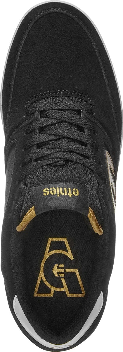 Etnies Veer X Aurelien Giraud Skate Shoes - Black/Gold/White 3 Etnies Veer X Aurelien Giraud Skate Shoes - Black/Gold/White - Image 3