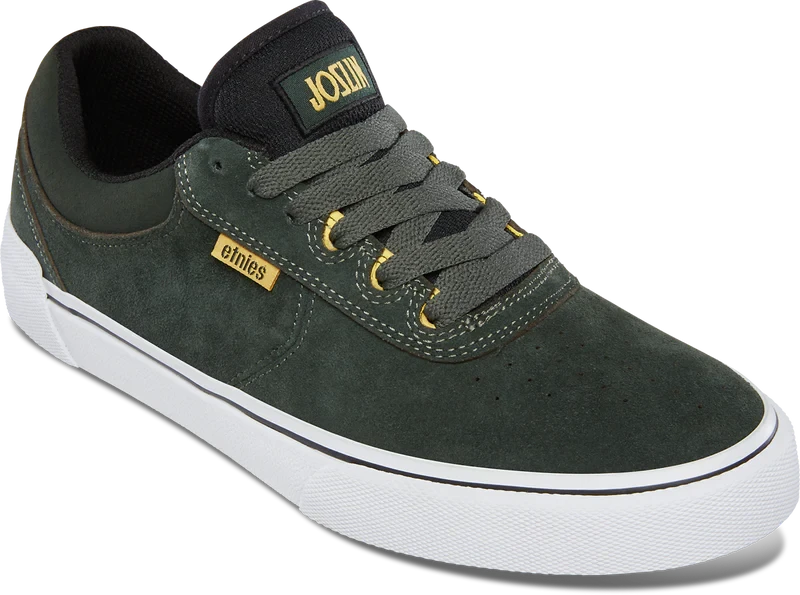 Etnies Joslin Vulc Skate Shoes - Green 2 Etnies Joslin Vulc Skate Shoes - Green - Image 2