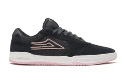 Lakai Atlantic Skate Shoes - Charcoal/Pink