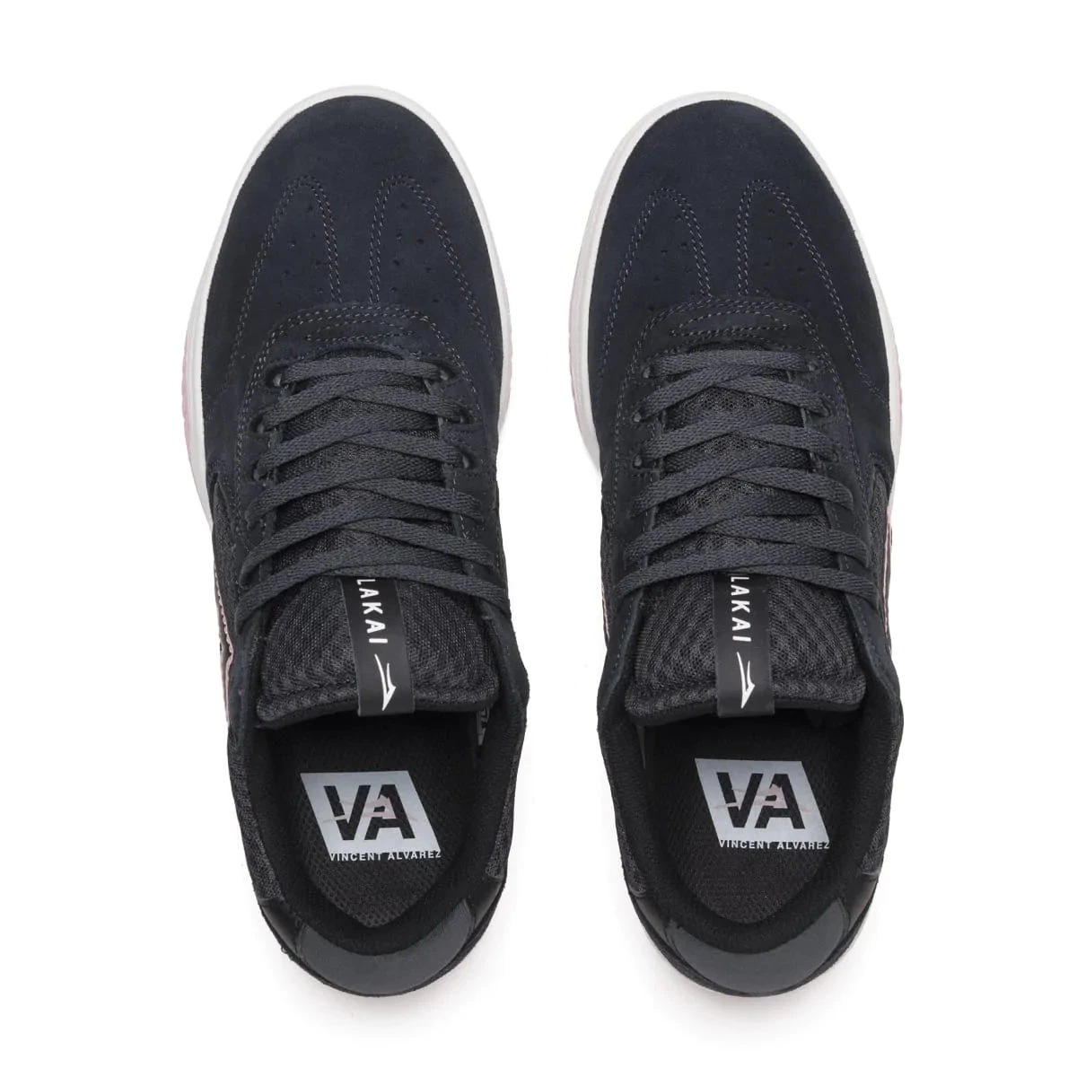 Lakai Atlantic Skate Shoes - Charcoal/Pink 3 Lakai Atlantic Skate Shoes - Charcoal/Pink - Image 3