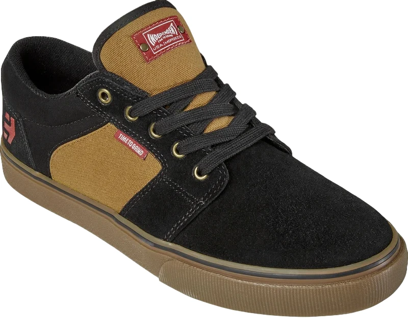 Etnies Barge LS X Indy Skate Shoes - Black/Brown 2 Etnies Barge LS X Indy Skate Shoes - Black/Brown - Image 2