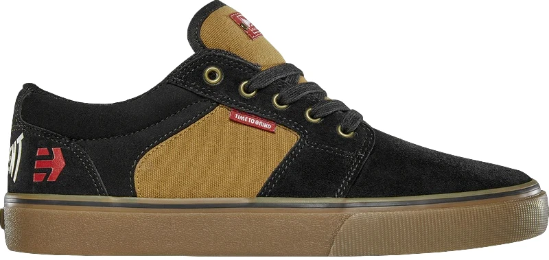 Etnies Barge LS X Indy Skate Shoes - Black/Brown 1 Etnies Barge LS X Indy Skate Shoes - Black/Brown