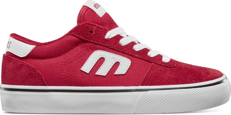 Etnies Calli-Vulc Kids Skate Shoes - Red/White/Gum 1 Etnies Calli-Vulc Kids Skate Shoes - Red/White/Gum