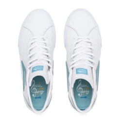 Lakai Flaco 2 Mid Leather Skate Shoes - White/Nile 5 Lakai Flaco 2 Mid Leather Skate Shoes - White/Nile -Urban Rollers FLACO II MID WHITE NILE LEATHER MS1230113A00 WHNLL 03Medium