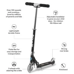 Micro Sprite Scooter - Black 7 Micro Sprite Scooter - Black -Urban Rollers Hc ZjHyG
