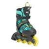 K2 Marlee Pro Adjustable Size Skates - Green/Yellow 3 K2 Marlee Pro Adjustable Size Skates - Green/Yellow -Urban Rollers K2MarleeProAdjustableSizeSkatesGreenYellow