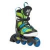 K2 Raider Beam Adjustable Size Skates - Green/Blue 2 K2 Raider Beam Adjustable Size Skates - Green/Blue -Urban Rollers K2RaiderBeamAdjustableSizeSkatesGreenBlue