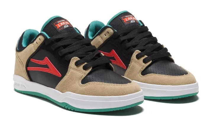 Lakai Telford Low Skate Shoes - Tan/Black 2 Lakai Telford Low Skate Shoes - Tan/Black - Image 2