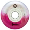 Luminous Light Up Inline Skate Wheels - Cotton Candy 4 Pack -Urban Rollers LUMINOUSLEDINLINEWHEEL COTTONCANDY 80mm85a Unit