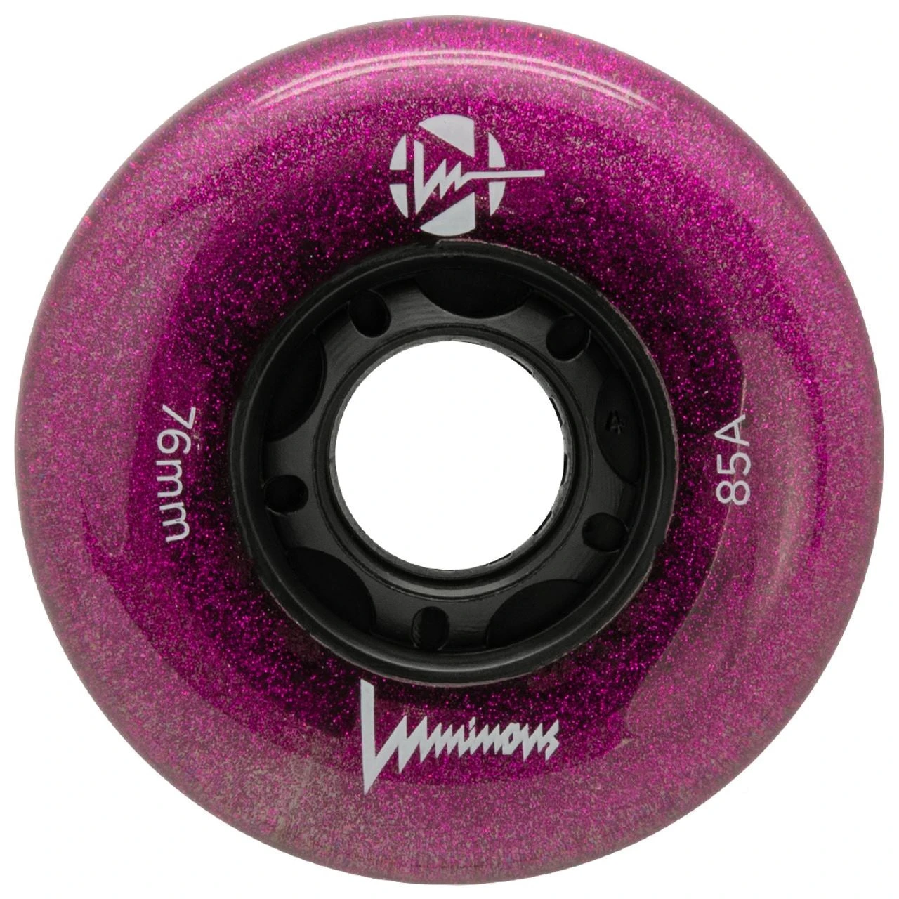 Luminous Light Up Inline Skate Wheels - Purple Haze 4 Pack 1 Luminous Light Up Inline Skate Wheels - Purple Haze 4 Pack