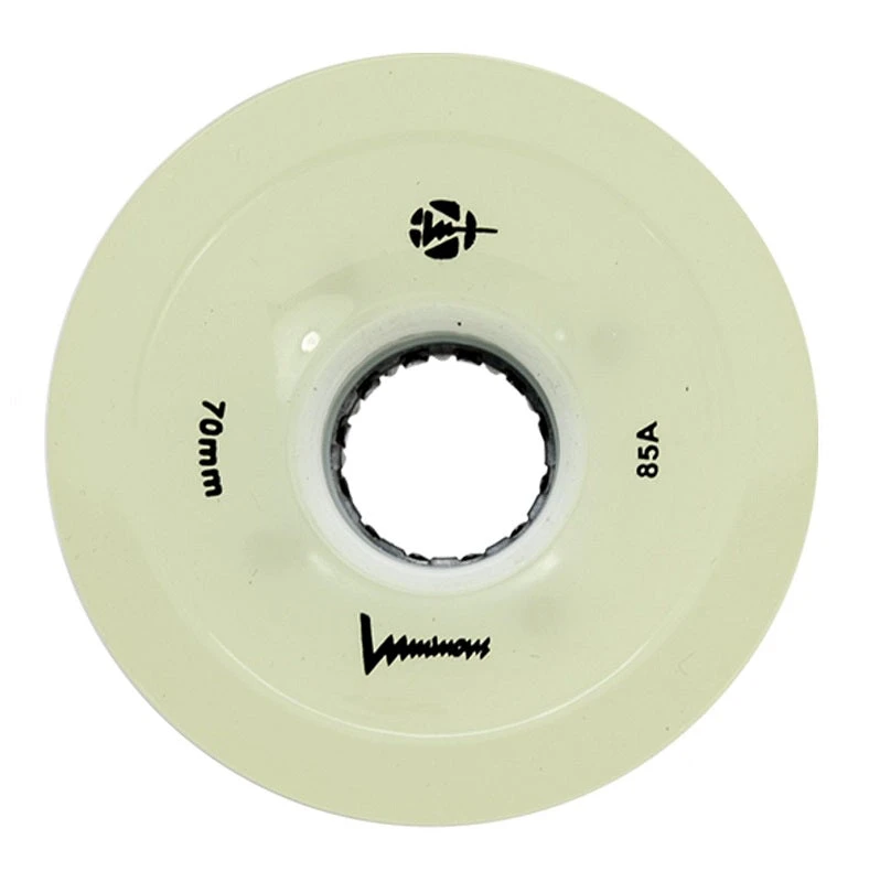 Luminous Light Up Wheels White Glow 70mm - Set Of 4 1 Luminous Light Up Wheels White Glow 70mm - Set Of 4