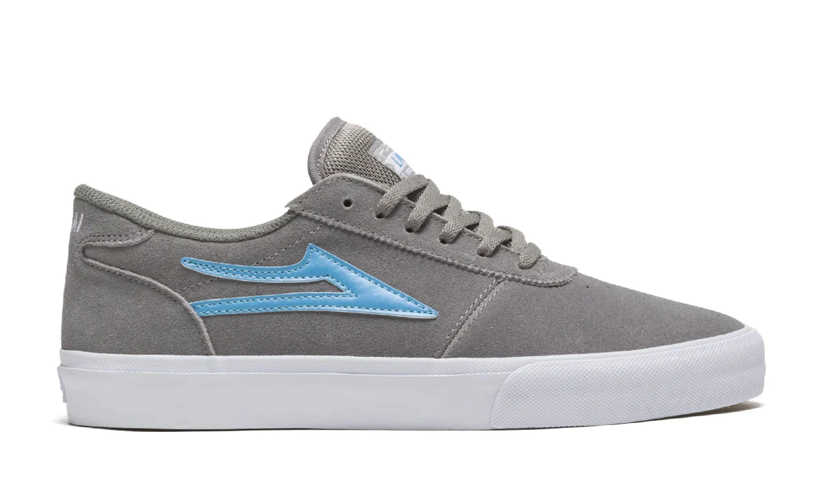 Lakai Manchester Skate Shoes - Grey/Teal 1 Lakai Manchester Skate Shoes - Grey/Teal