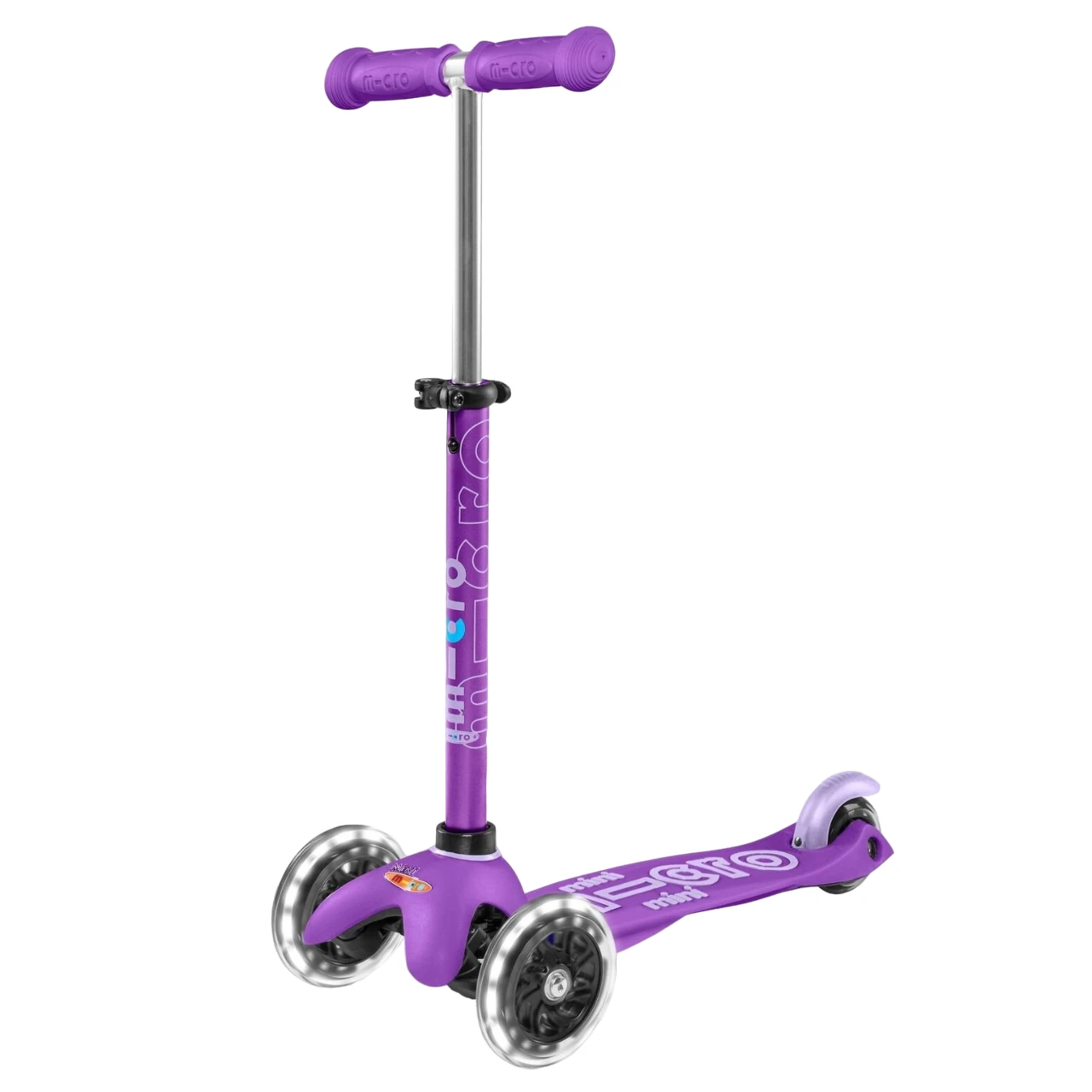 Mini Micro Deluxe LED Scooter - Purple 1 Mini Micro Deluxe LED Scooter - Purple