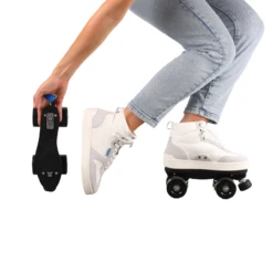 Slades S-Quads - White 5 Slades S-Quads - White -Urban Rollers ONFEET WHITE PhotoRoom