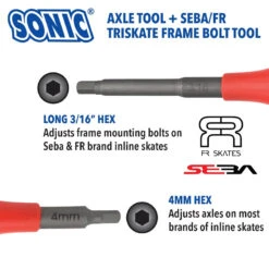 Sonic Pro Tool +F 7 Sonic Pro Tool +F -Urban Rollers Pro F Axle