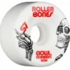 Rollerbones Bowl Bomber Wheels White 57mm 101a - Set Of 8 2 Rollerbones Bowl Bomber Wheels White 57mm 101a - Set Of 8 -Urban Rollers RBN RSW 0549