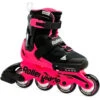 Rollerblade Microblade Adjustable Kids Skates - Black/Pink -Urban Rollers RollerbladeMicrobladeAdjustableKidsSkates BlackPink