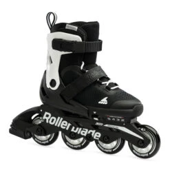 Rollerblade Microblade Adjustable Kids Skates - Black/White 4 Rollerblade Microblade Adjustable Kids Skates - Black/White -Urban Rollers RollerbladeMicrobladeAdjustableKidsSkatesBlackWhite3