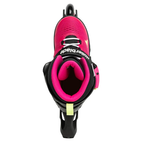 Rollerblade Microblade Adjustable Kids Skates - Pink/Green 3 Rollerblade Microblade Adjustable Kids Skates - Pink/Green - Image 3