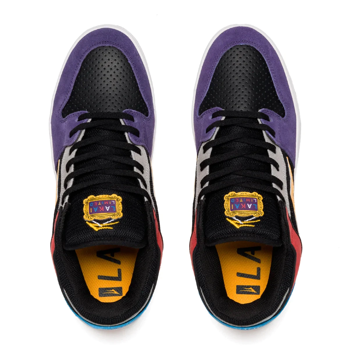 Lakai Telford Low Skate Shoes - Multi Suede 3 Lakai Telford Low Skate Shoes - Multi Suede - Image 3