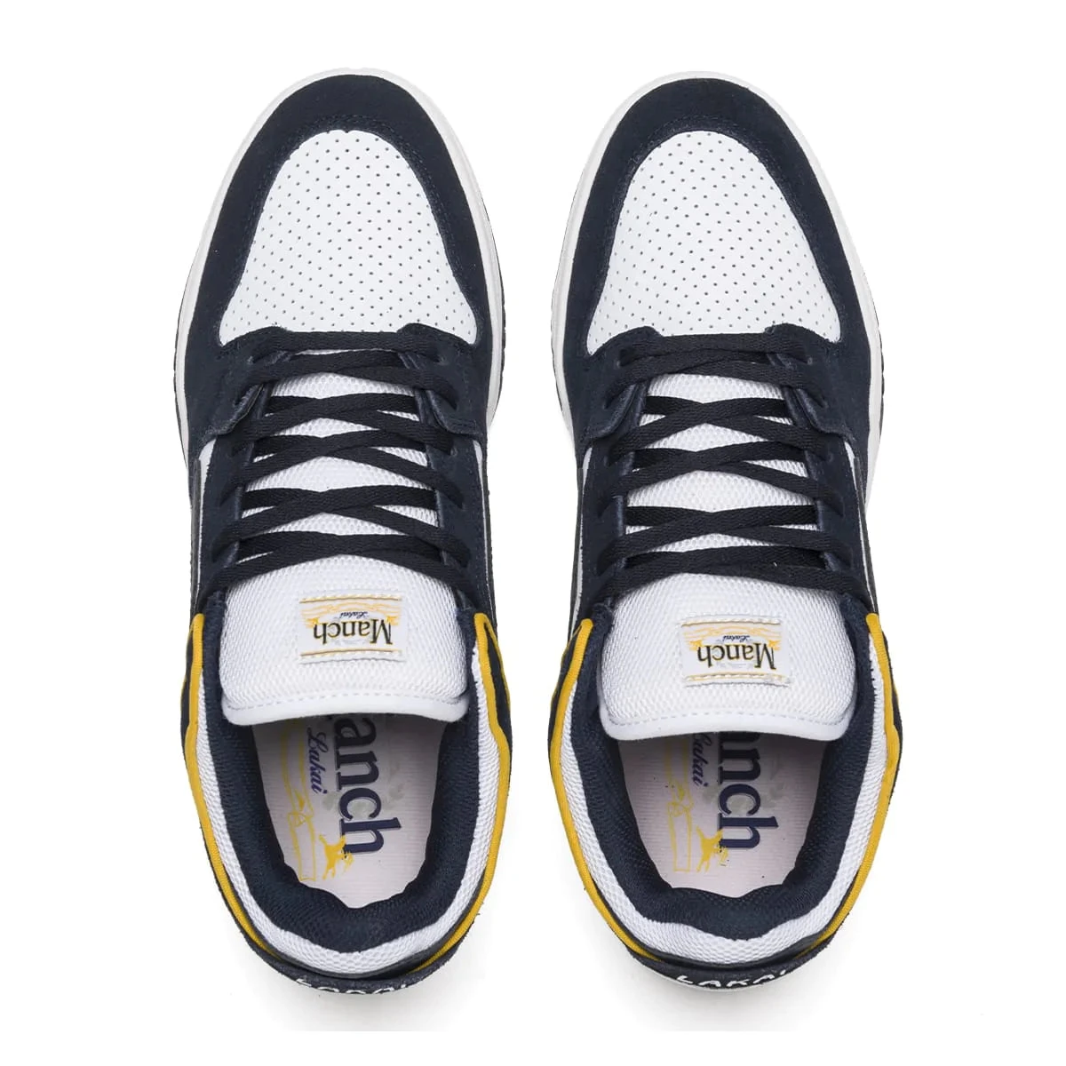 Lakai Telford Low Manch Skate Shoes - Navy/White Suede 3 Lakai Telford Low Manch Skate Shoes - Navy/White Suede - Image 3