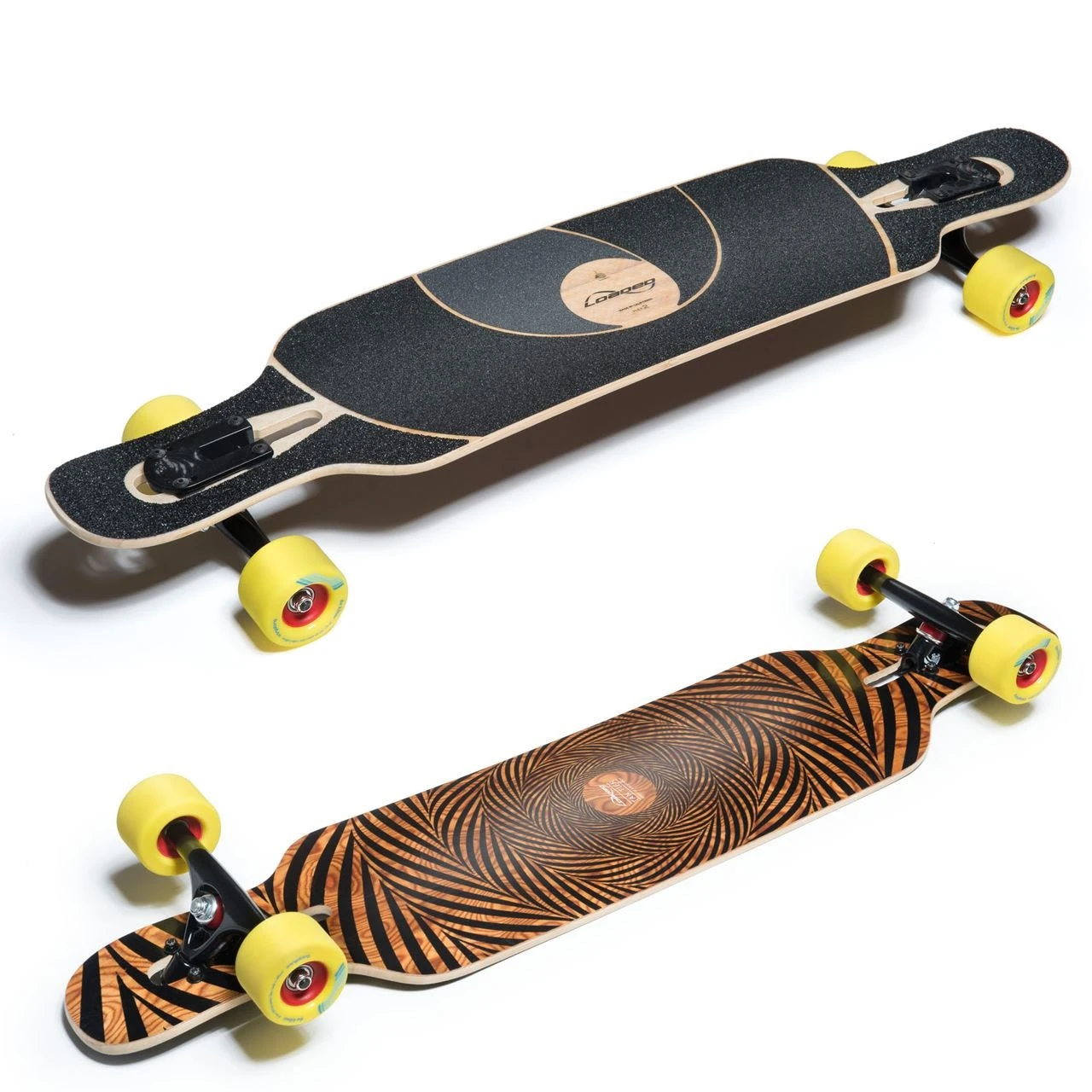 Loaded Tan Tien Topo Flex 2 Longboard - Yellow Fat Free 1 Loaded Tan Tien Topo Flex 2 Longboard - Yellow Fat Free