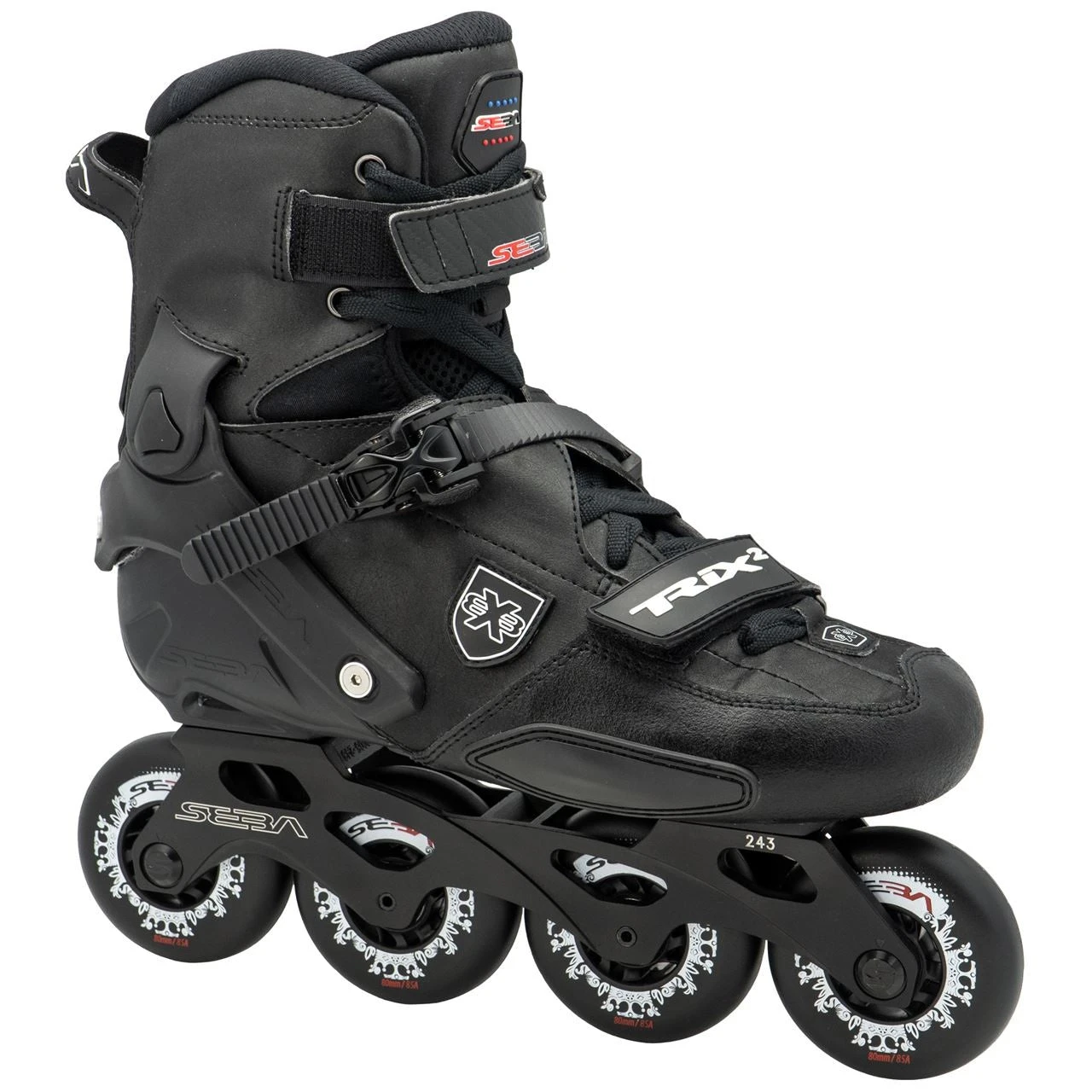 Seba Trix 2 80 Inline Skates - Black 1 Seba Trix 2 80 Inline Skates - Black