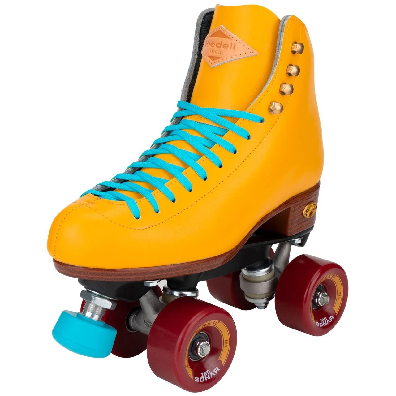 Riedell Crew Roller Skates - Turmeric Yellow 1 Riedell Crew Roller Skates - Turmeric Yellow