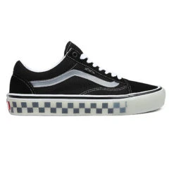 Vans Skate Old Skool Translucent Rubber Skate Shoes - Black