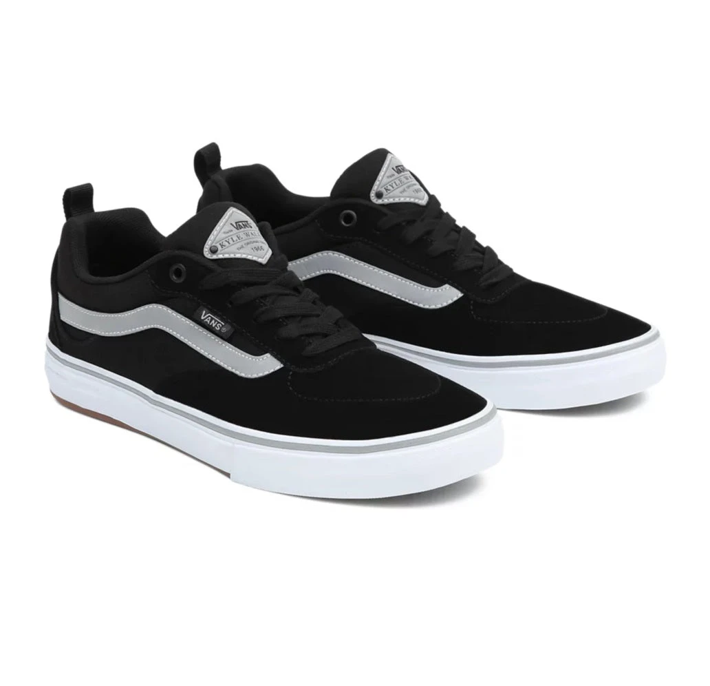 Vans Kyle Walker Pro Skate Shoes - Black/Reflective 2 Vans Kyle Walker Pro Skate Shoes - Black/Reflective - Image 2
