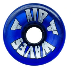 Air Waves Clear Blue Wheels 65mm - Set Of 4
