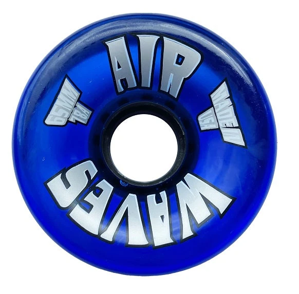 Air Waves Clear Blue Wheels 65mm - Set Of 4 1 Air Waves Clear Blue Wheels 65mm - Set Of 4