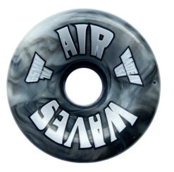 Air Waves Black/White Swirl Wheels 65mm - Set Of 4