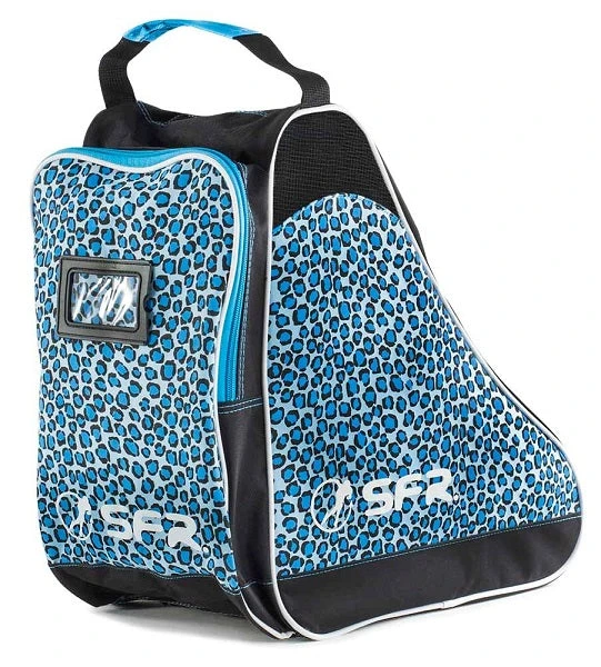 SFR Designer Skate Bag - Blue Leopard 2 SFR Designer Skate Bag - Blue Leopard - Image 2