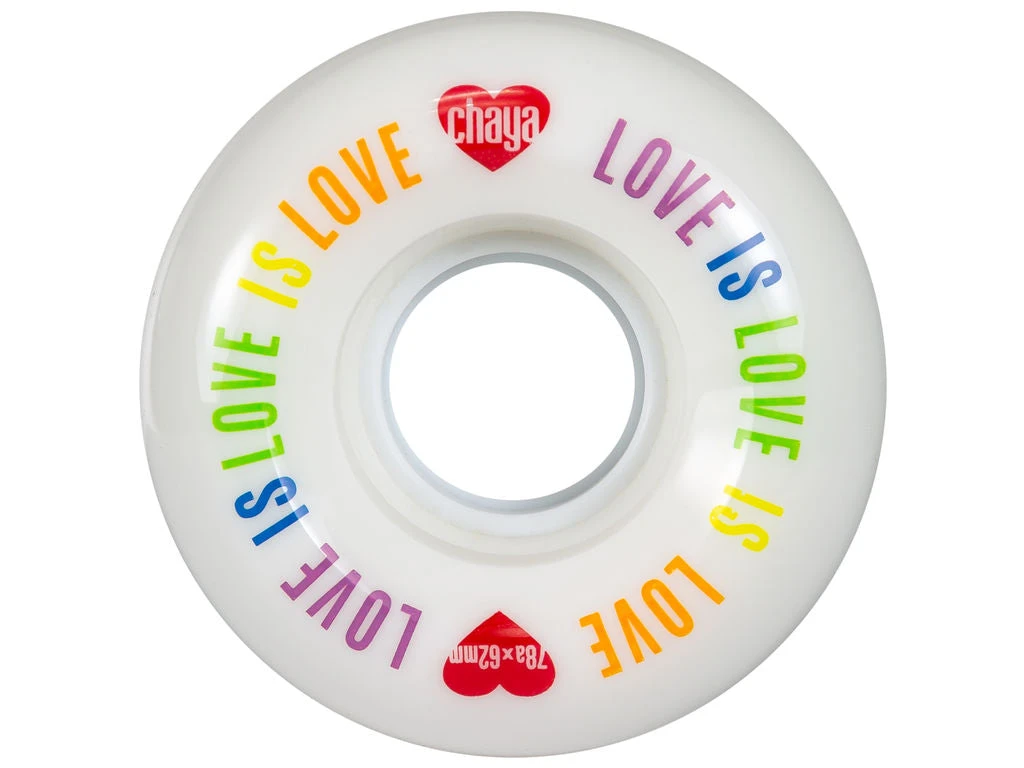 Chaya Love Is Love Wheels 62mm - Set Of 4 1 Chaya Love Is Love Wheels 62mm - Set Of 4
