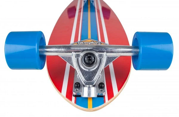 D Street Ocean Red Pintail Longboard - 35" 2 D Street Ocean Red Pintail Longboard - 35" - Image 2