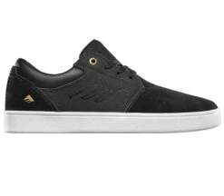 Emerica Alcove CC Skate Shoes - Black/White/Gold