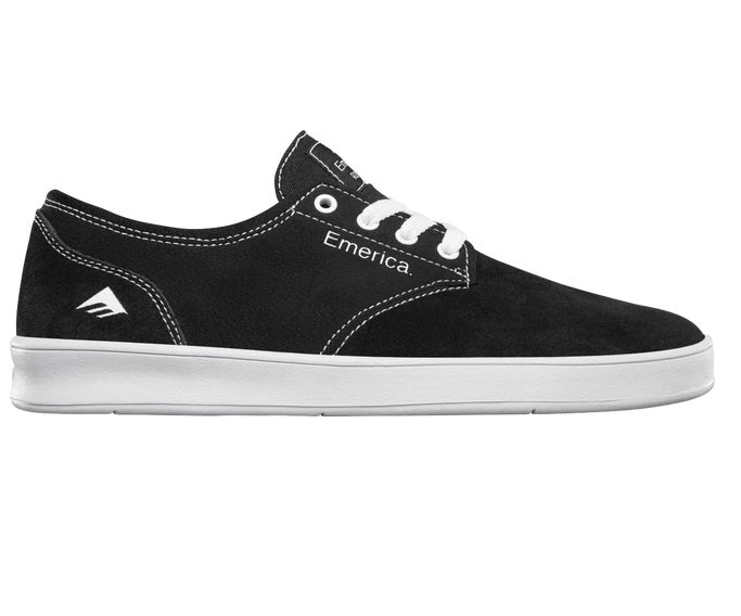 Emerica Romero Laced Skate Shoes - Black/White/Black 1 Emerica Romero Laced Skate Shoes - Black/White/Black