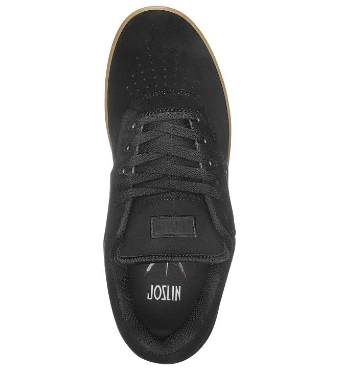 Etnies Joslin Skate Shoes - Black/Black/Gum 2 Etnies Joslin Skate Shoes - Black/Black/Gum - Image 2