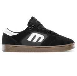 Etnies Windrow Kids Skate Shoes - Black/Gum/White