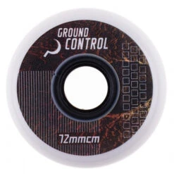 Ground Control Earth City White Wheels 72mm 92a - Set Of Four