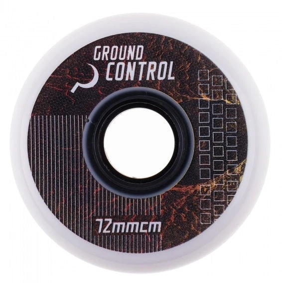 Ground Control Earth City White Wheels 72mm 92a - Set Of Four 1 Ground Control Earth City White Wheels 72mm 92a - Set Of Four