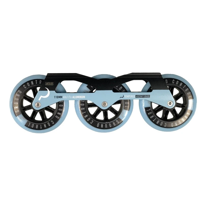 Ground Control Tri Skate Frame V3 110mm Complete Setup - Blue 1 Ground Control Tri Skate Frame V3 110mm Complete Setup - Blue