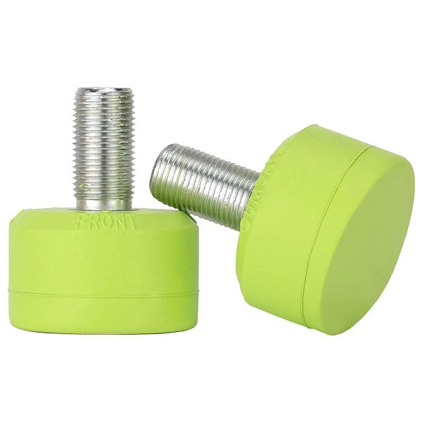 Gumball Lime Long Toe Stops - 30mm 75a 1 Gumball Lime Long Toe Stops - 30mm 75a