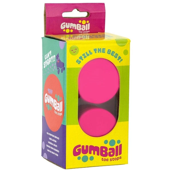 Gumball Lime Long Toe Stops - 30mm 75a 2 Gumball Lime Long Toe Stops - 30mm 75a - Image 2