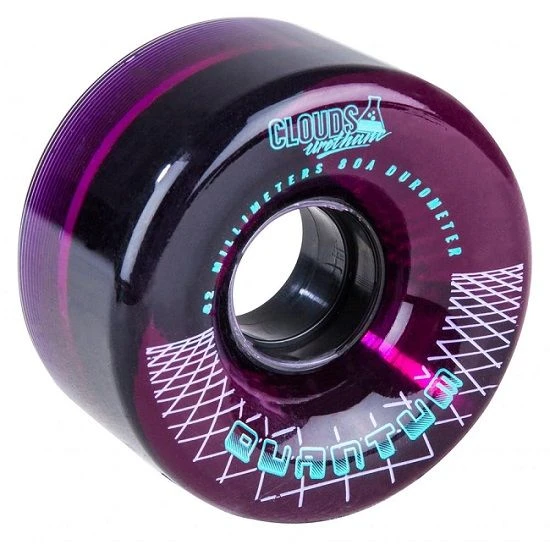 Clouds Quantum Purple Roller Skate Wheels 62mm - Set Of 4 1 Clouds Quantum Purple Roller Skate Wheels 62mm - Set Of 4