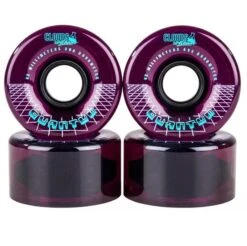 Clouds Quantum Purple Roller Skate Wheels 62mm - Set Of 4 3 Clouds Quantum Purple Roller Skate Wheels 62mm - Set Of 4 -Urban Rollers httpswww.slickwillies.co .ukmediacatalogproductclclu skw 0101 group