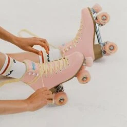 Impala Quad Roller Skates - Pink/Yellow 4 Impala Quad Roller Skates - Pink/Yellow -Urban Rollers impala quad roller skates pink yellow 2