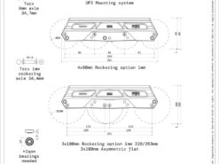 Iqon AG Decode Pro 80 Dark UFS Frames And Bearings Combo -Urban Rollers iqon ag decode pro 80 ufs frame specs